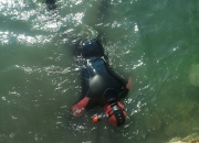 Podvodni radovi -postavljanje reflektora u more