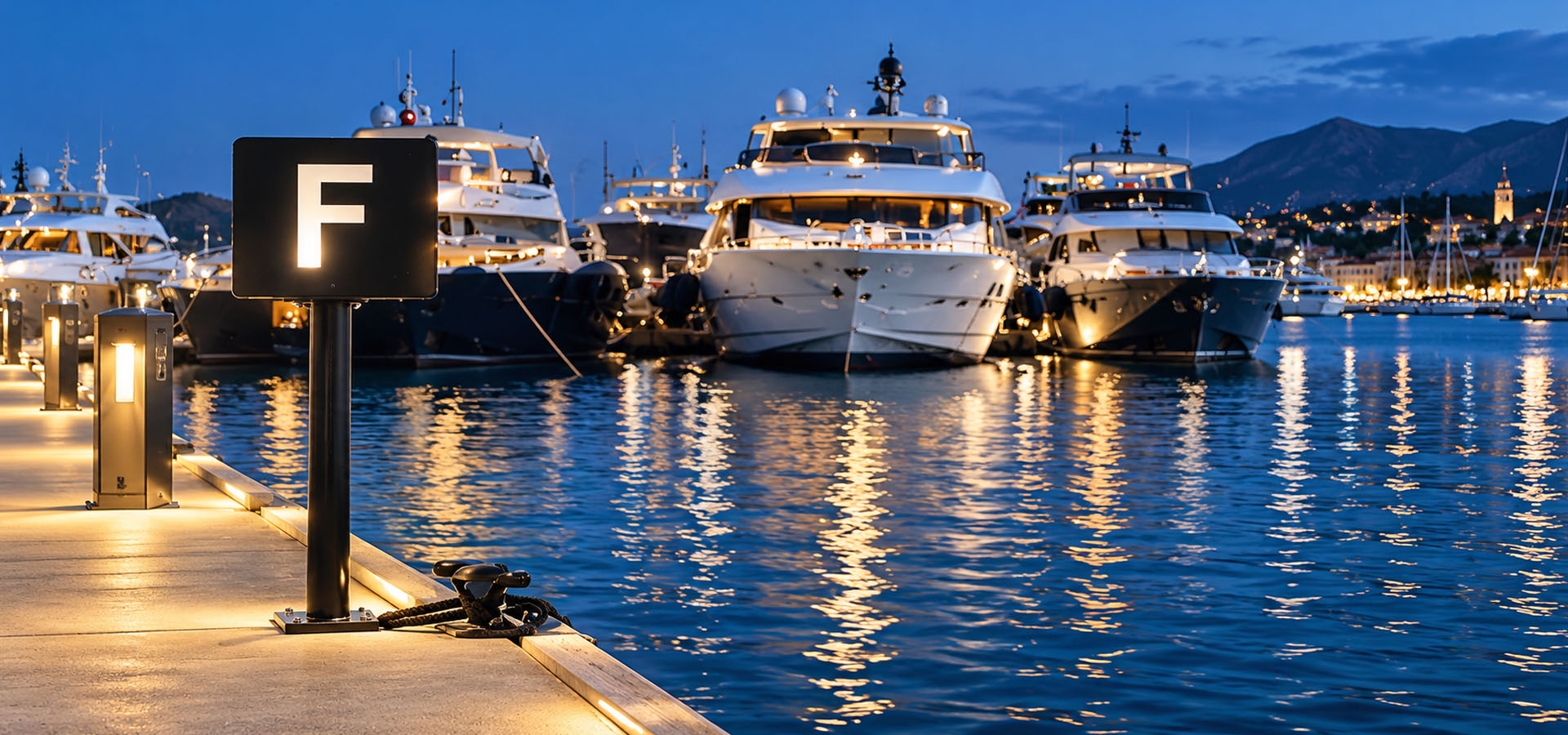 Rasvjeta marine i pontona
